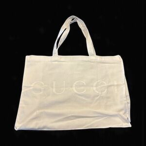 Gucci Large White Dust Cover Tote Bag
